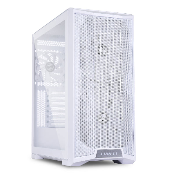 Billede af Lian Li LANCOOL 215 Midi-tower ARGB, Tempered glass, white