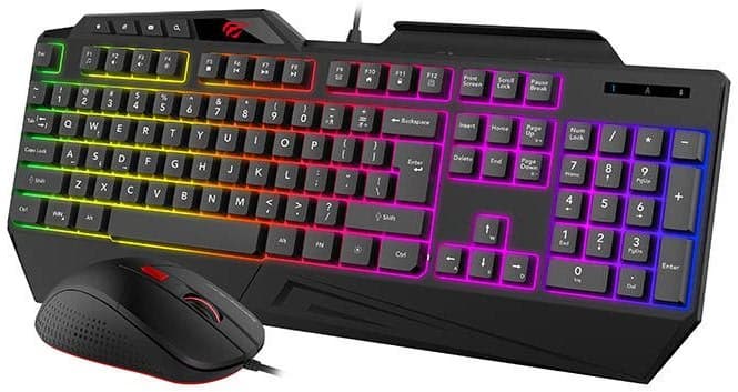 Se Havit Tastatur og Mus - Gamerpakke RGB hos Geek´d