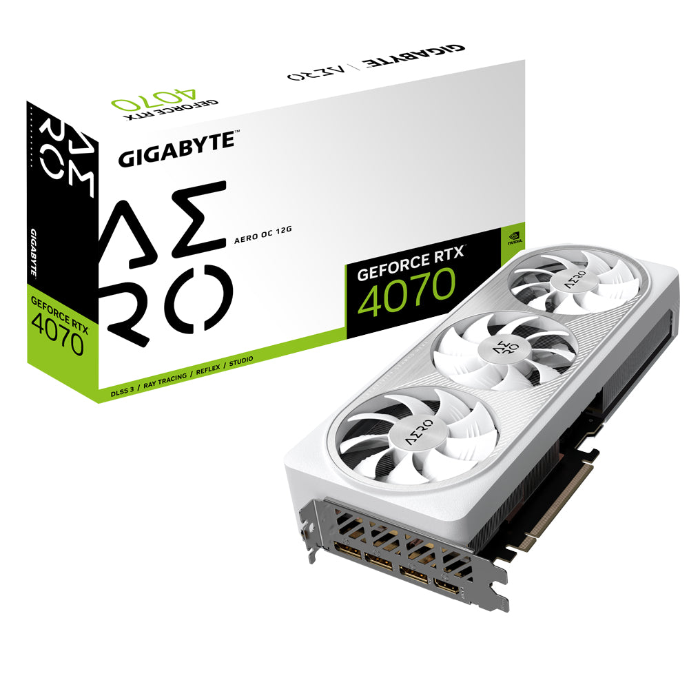 Billede af Gigabyte GV-N4070AERO OC-12GD graphics card NVIDIA GeForce RTX 4070 12 GB GDDR6X