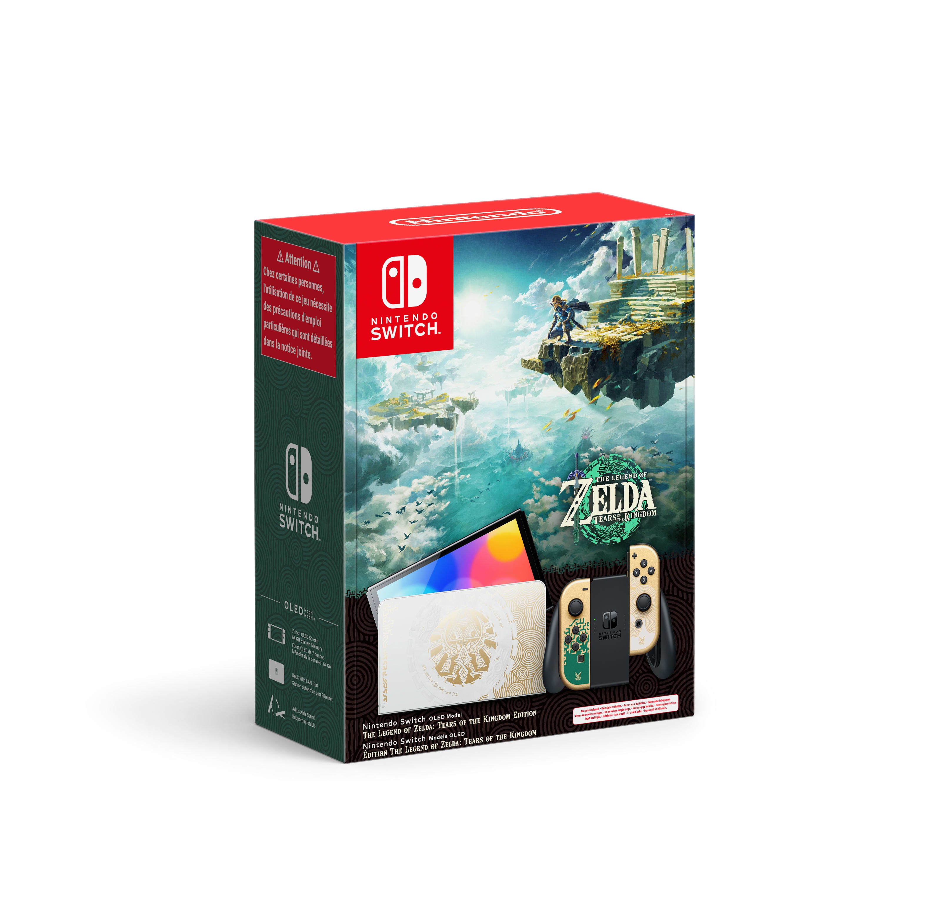 Se Nintendo Switch OLED Model (The Legend of Zelda: Tears of the Kingdom Edition) hos Geek´d