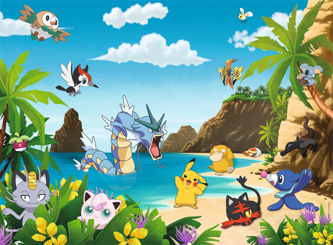 Se Pokémon Puslespil - Catch Em All - 200 Xxl Brikker - Ravensburger hos Geek´d