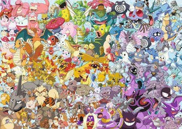 Se Ravensburger - Puslespil 1000 - Challenge - Pokémon hos Geek´d
