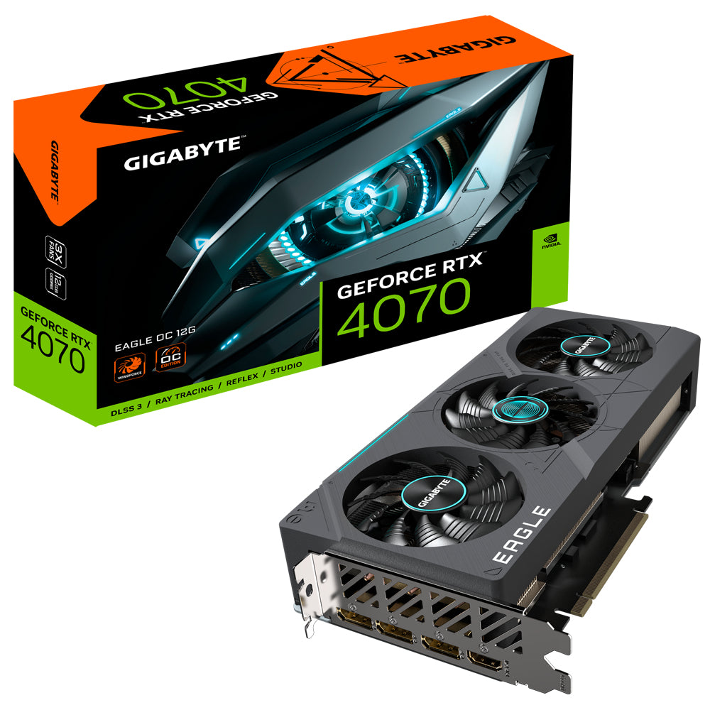 Billede af GIGABYTE GeForce RTX 4070 EAGLE OC 12GB GDDR6X Grafikkarte 1xHDMI 3xDP