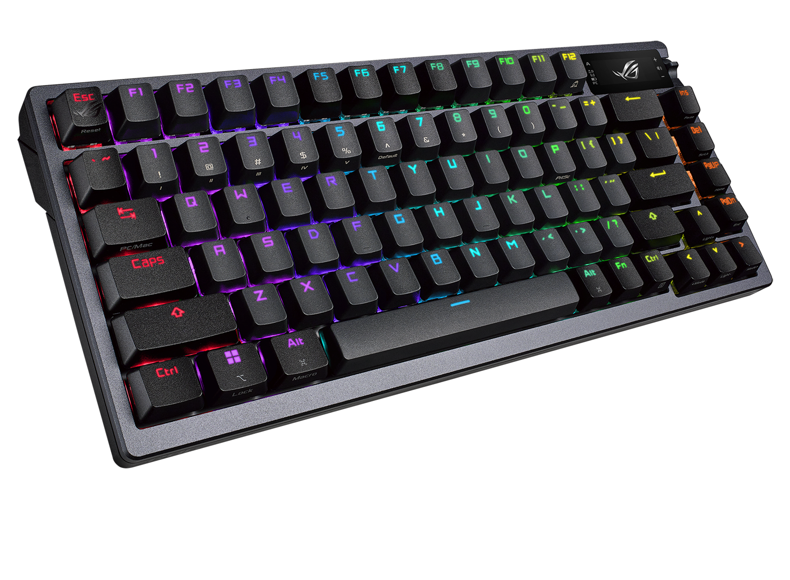 Billede af ASUS ROG AZOTH 75% Wireless DIY Custom RGB Gaming Keyboard, NX Red Switches, OLED Display, PBT Keyca