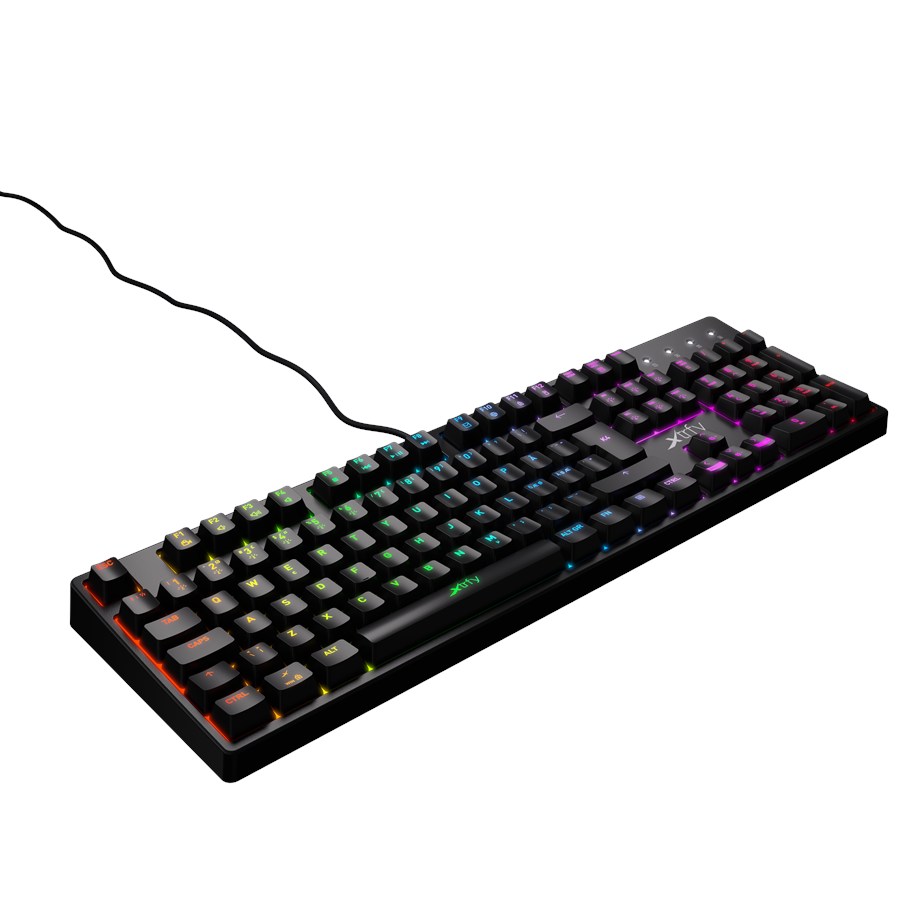 Xtrfy K4 RGB BLACK, Mechanical gaming keyboard with RGB