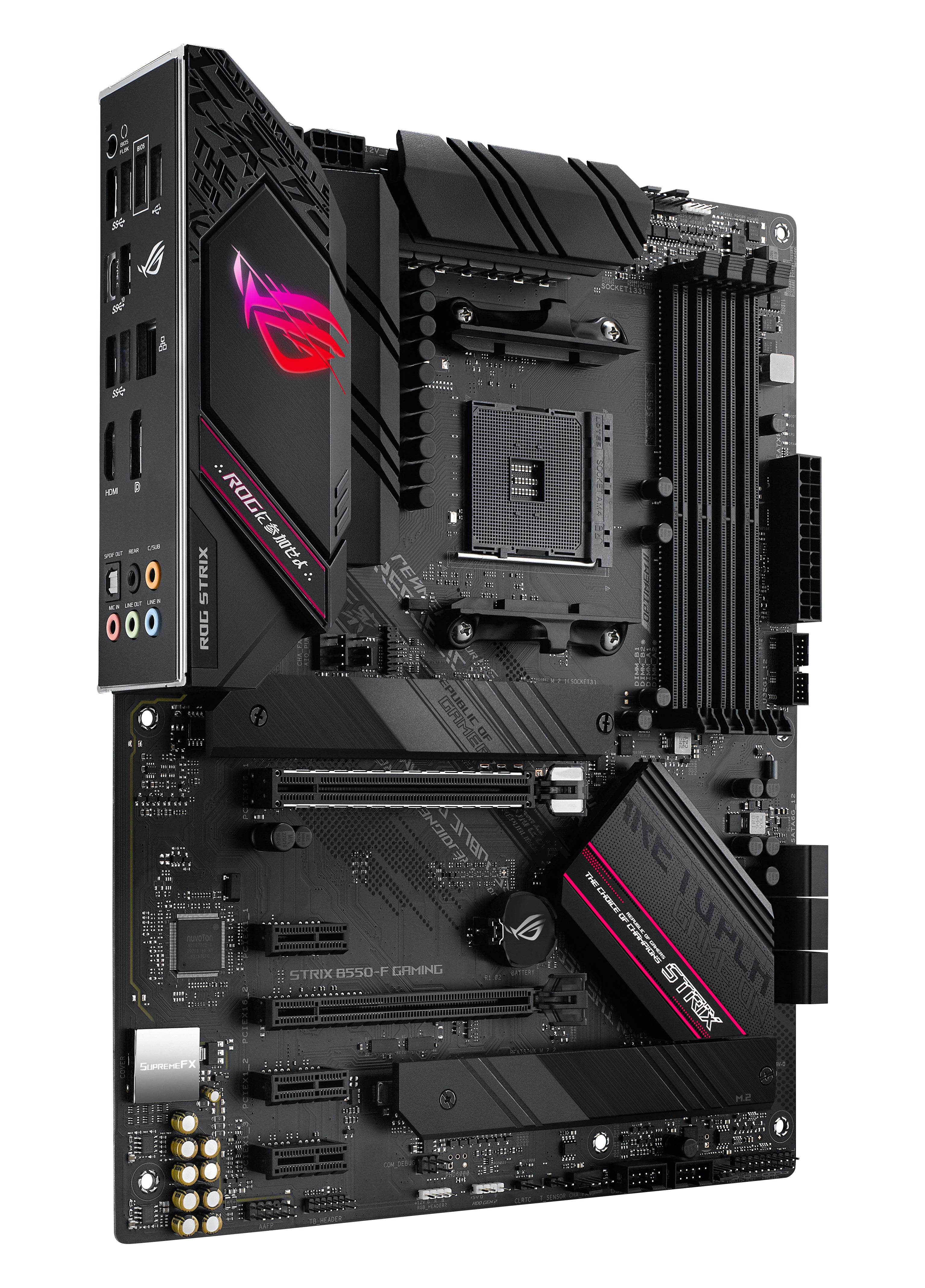 Billede af ASUS ROG STRIX B550-F GAMING ATX AM4 AMD B550