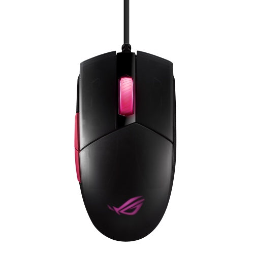 Se ASUS ROG STRIX Impact II ELECTRO PUNK Gaming Mouse hos Geek´d