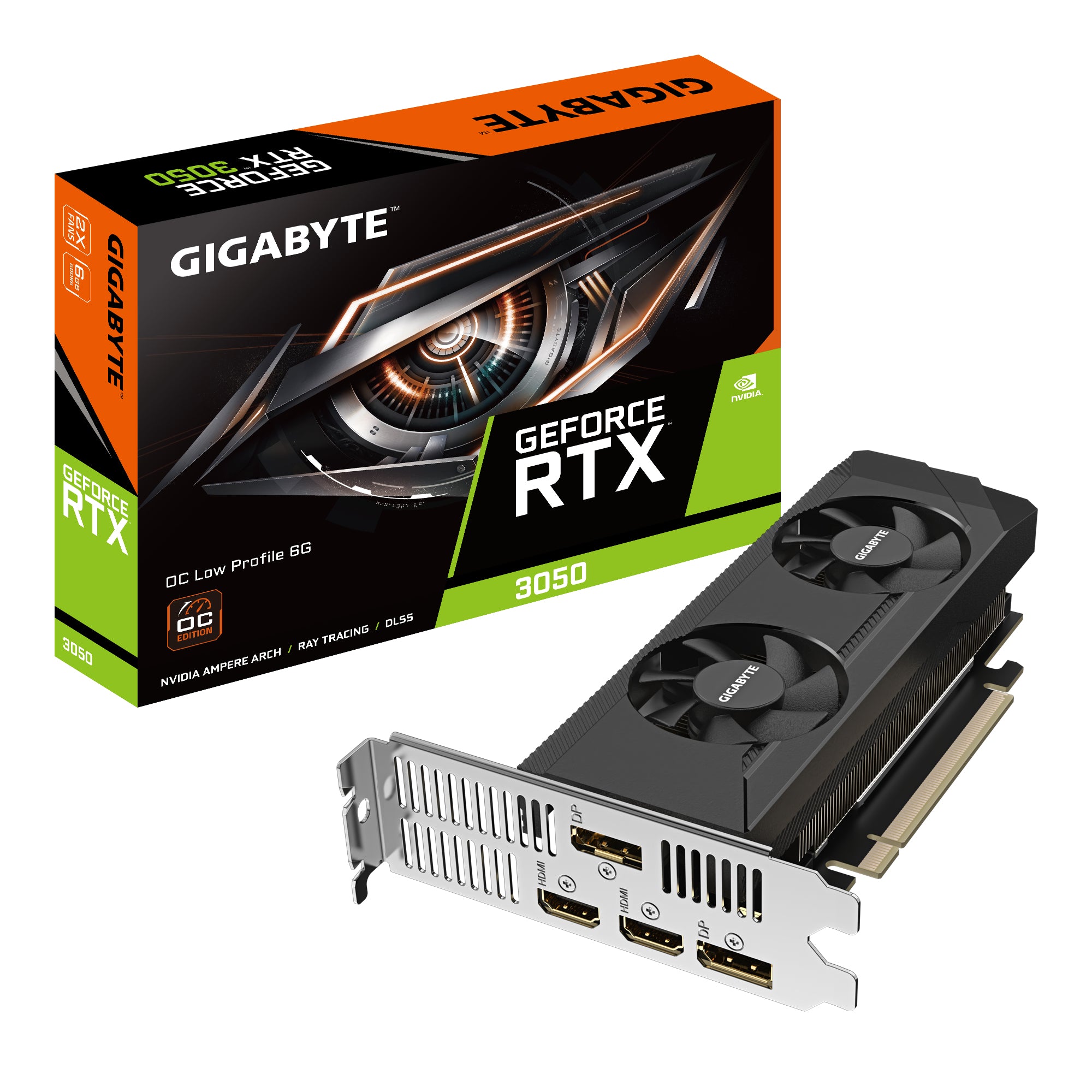 Billede af Gigabyte VGA GBT RTX 3050 6GB OC Low Profile