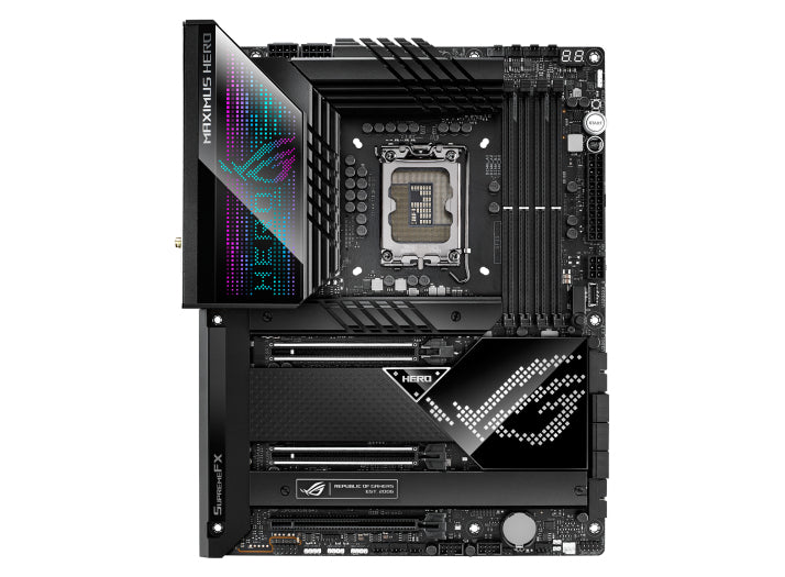 Se ASUS ROG MAXIMUS Z690 HERO (ATX, Z690, LGA 1700, DDR5) hos Geek´d