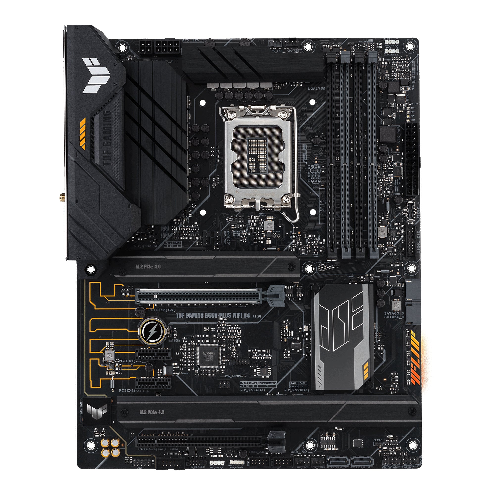 ASUS TUF GAMING B660-PLUS WIFI D4 (ATX, B660, LGA 1700, DDR4)