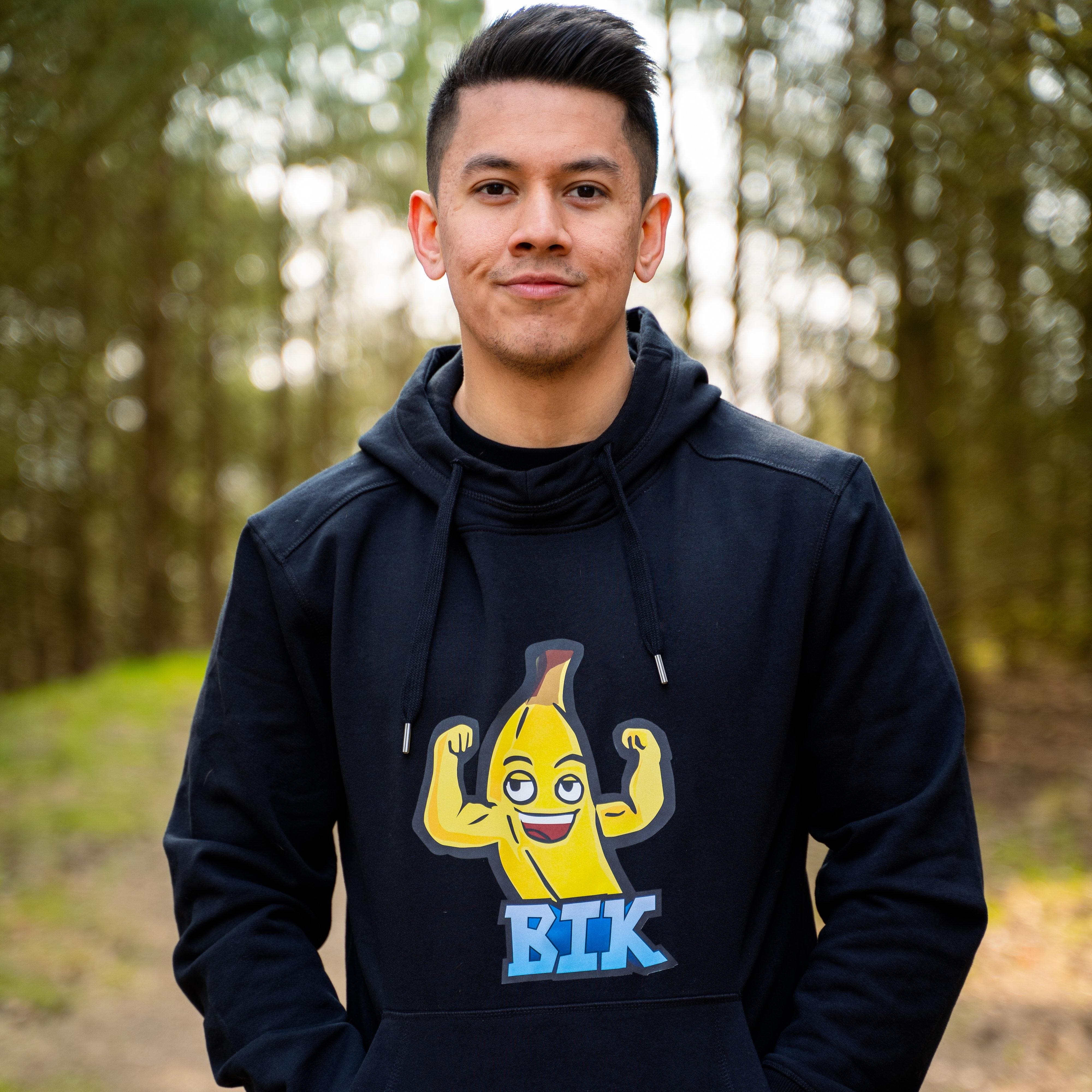 Se BIK Banana hoodie | XL hos Geek´d
