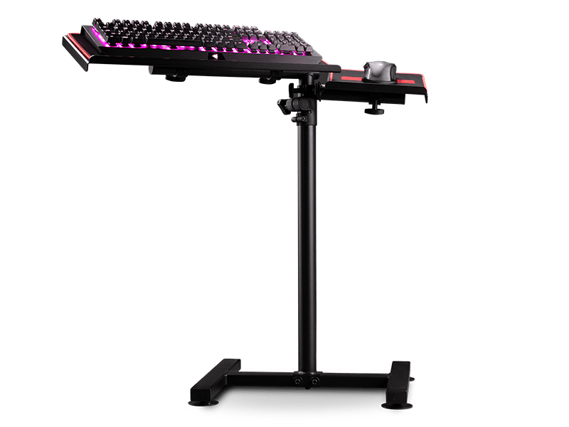 Se Next Level Racing Freestanding Keyboard and Mouse Stand hos Geek´d