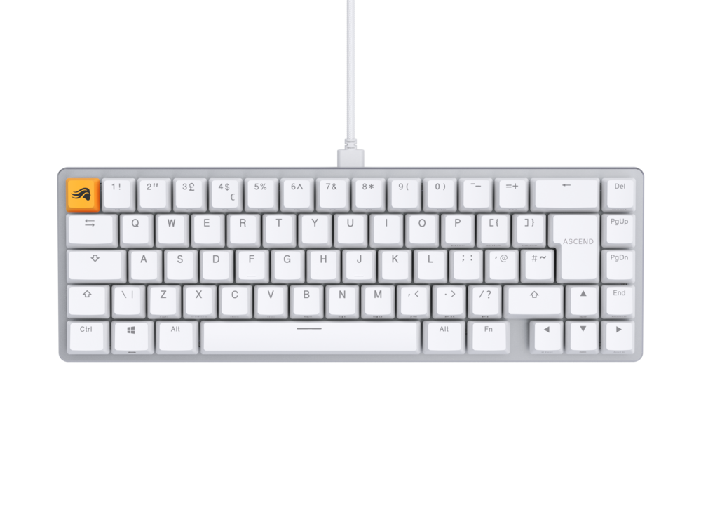 Billede af Glorious GMMK 2 Compact 65% - Fox switch, - Hvid