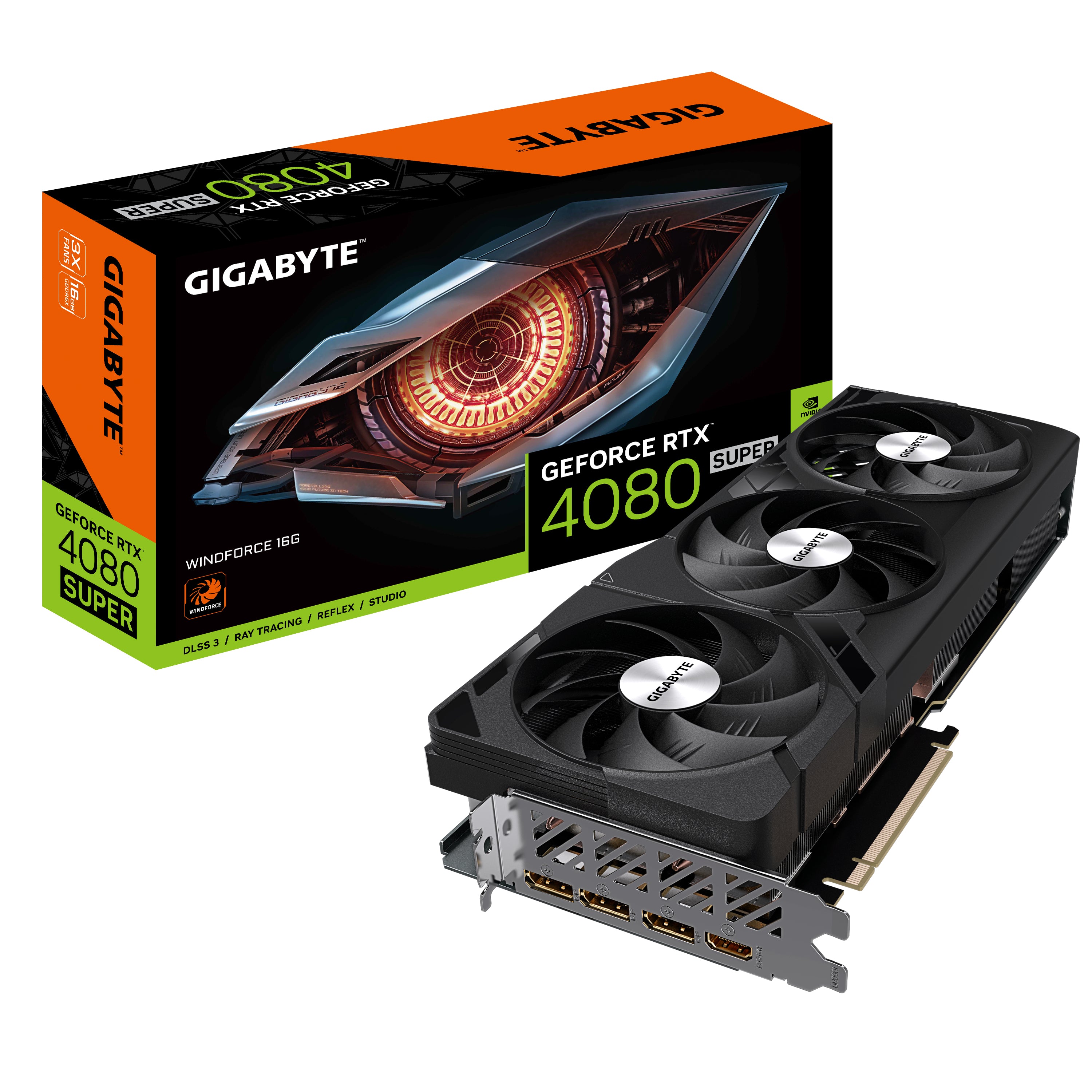 Billede af Gigabyte GeForce RTX 4080 SUPER WINDFORCE 16G 16GB