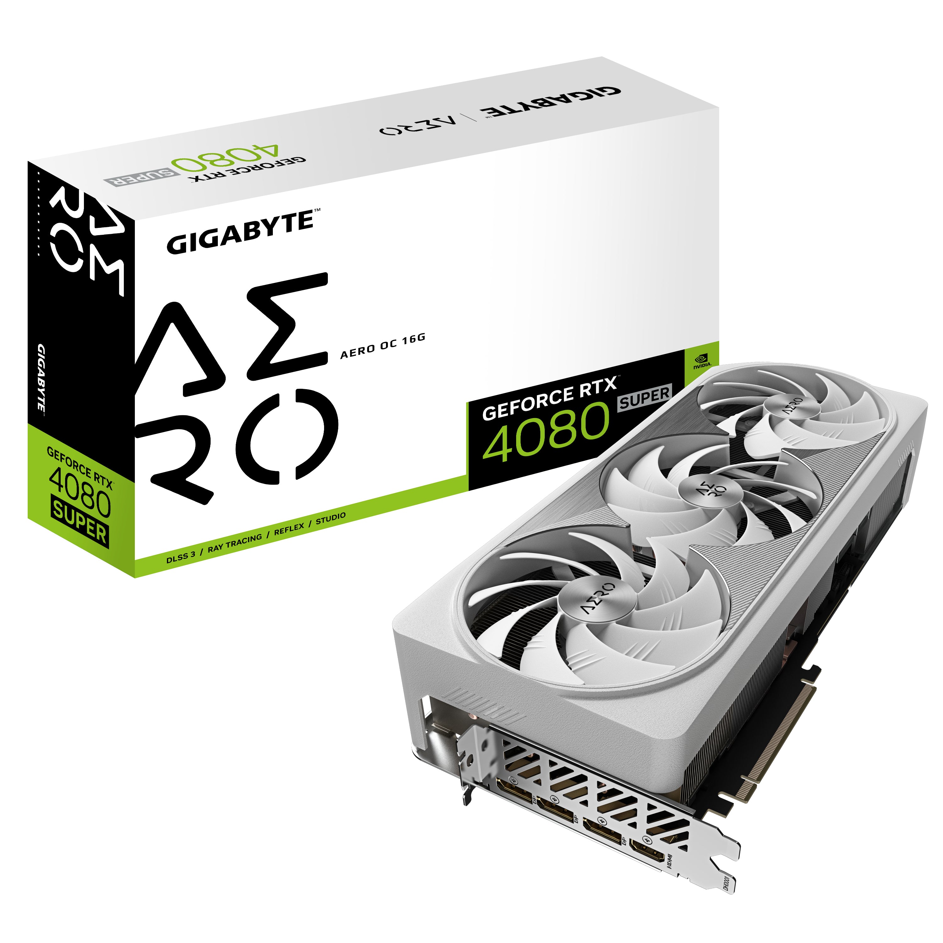 Se Gigabyte GeForce RTX 4080 SUPER AERO OC 16G 16GB OC Edition hos Geek´d