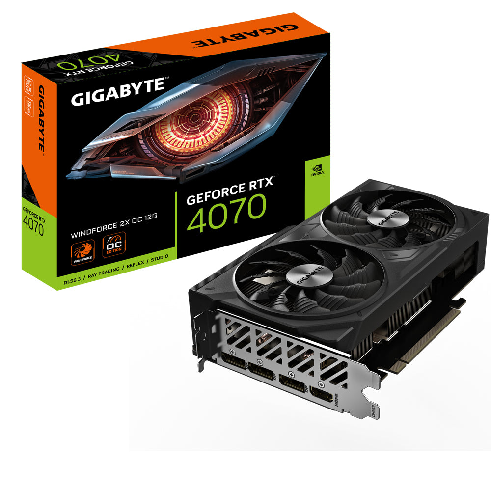 Billede af Gigabyte GeForce RTX 4070 WINDFORCE 2X OC 12G