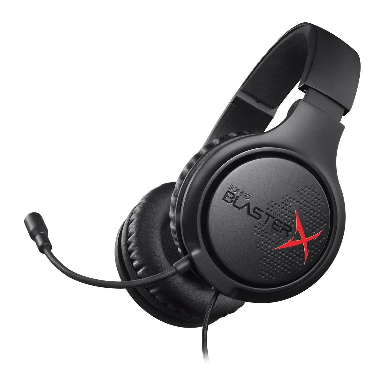 Se Creative - Sound Blasterx H3 Gaming Headset - Sort hos Geek´d