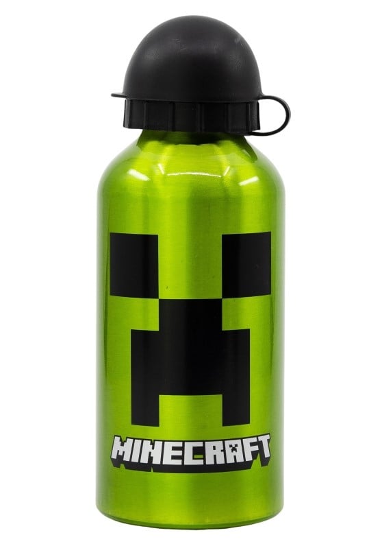 Se Minecraft - Drikkedunk - Creeper - Grøn - 400 Ml hos Geek´d