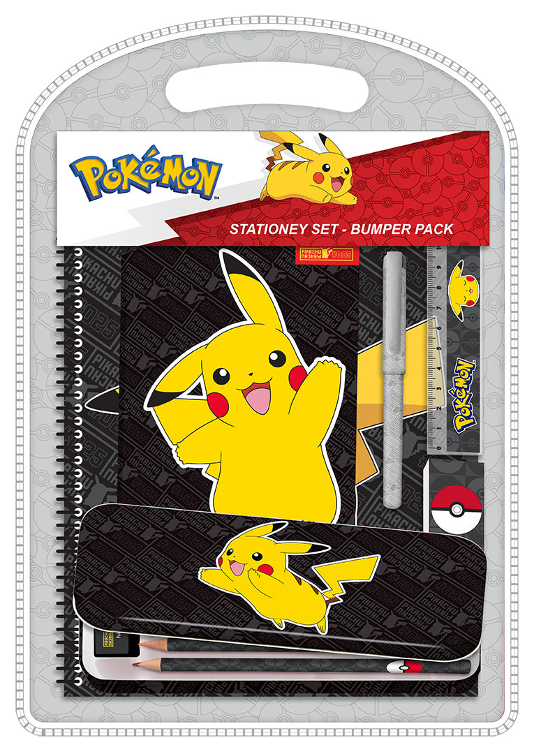 Se Euromic - Writing Set W. Metal Box - Pokémon (061506884) hos Geek´d