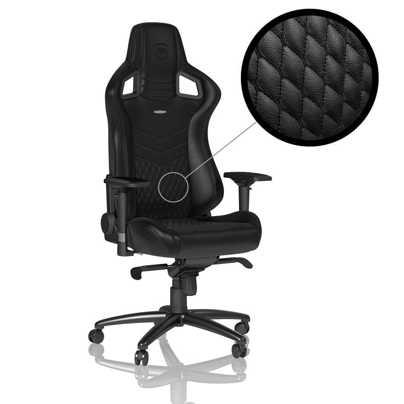 Billede af noblechairs EPIC Real Leather Black/Black