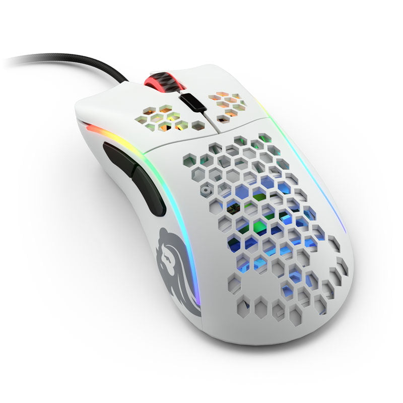 Se Glorious Model D- Gaming-mouse - White hos Geek´d