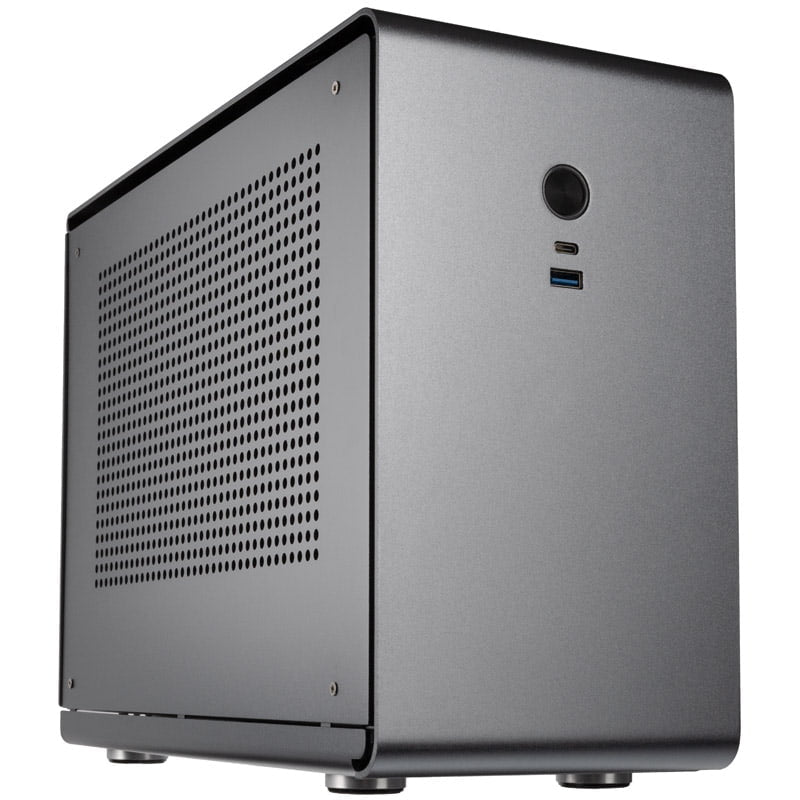 Se Kolink Rocket V2 Aluminium Mini-ITX Case - Titanium Grey hos Geek´d