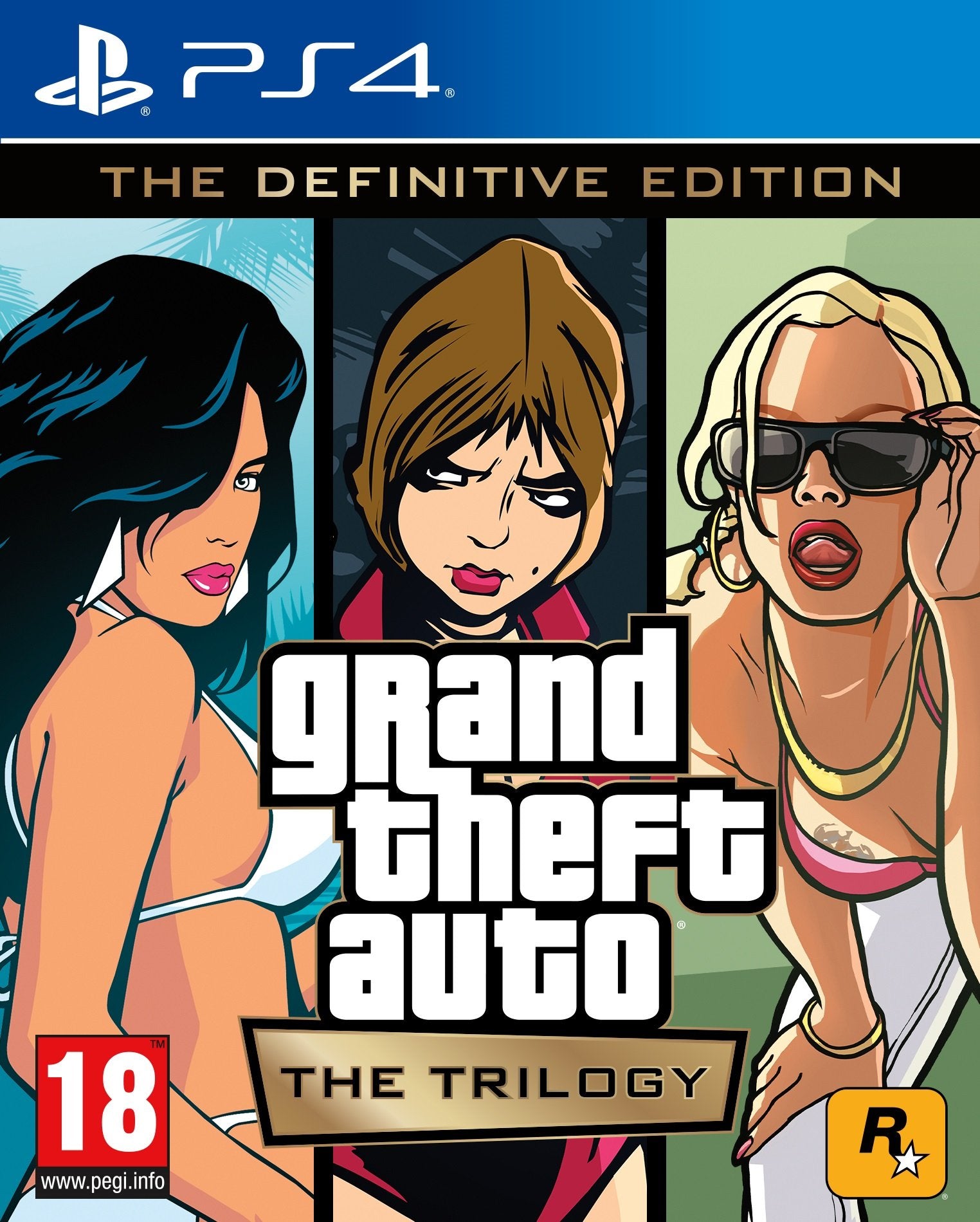 Se Grand Theft Auto The Trilogy - The Definitive Edition - Playstation 4 hos Geek´d