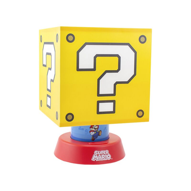 Se Super Mario Lampe - Spørgsmålstegn - 26 Cm hos Geek´d