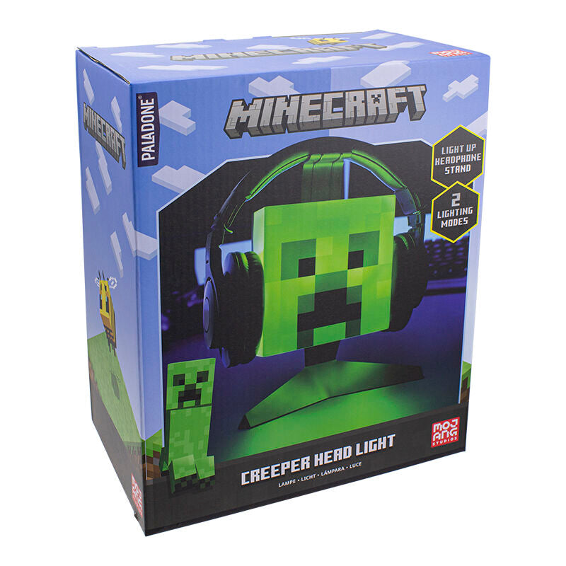 Se Minecraft - 3d Creeper Lampe - 24 Cm hos Geek´d