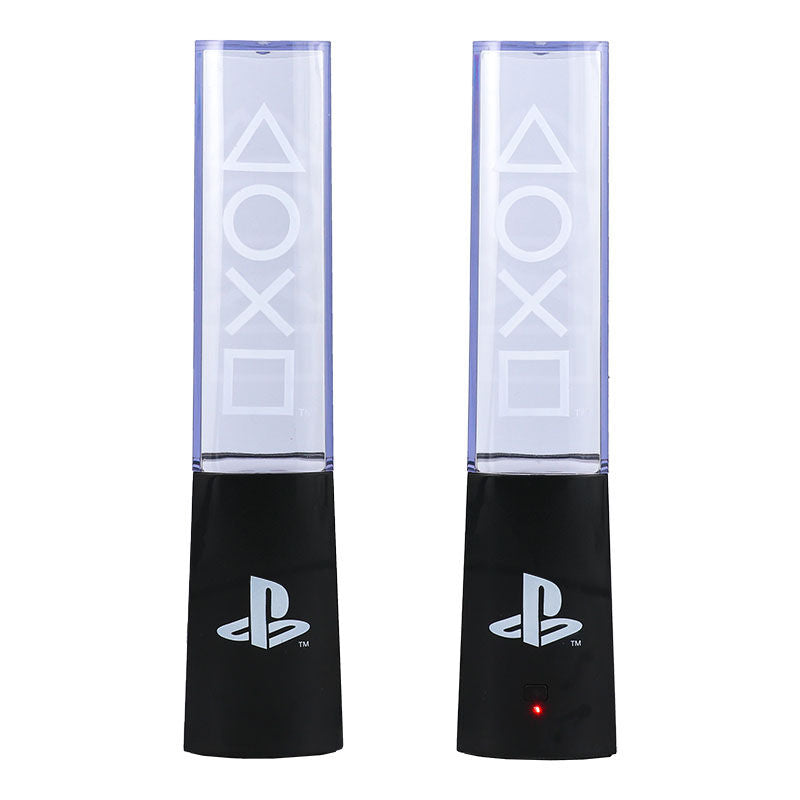 Se Playstation Symboler Dansende Lamper - 22 cm - 2 Pak hos Geek´d