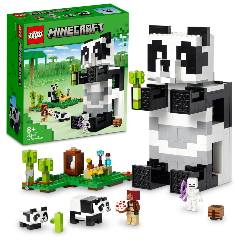 Se Panda-reservatet - 21245 - LEGO Minecraft hos Geek´d