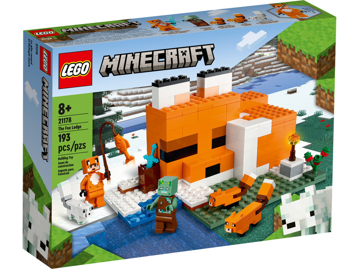 Billede af LEGO Minecraft - Rævehytten (21178) hos Geek´d