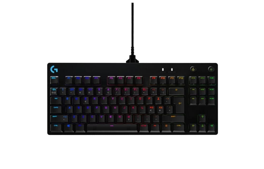 Se Logitech G PRO Mechanical Gaming Keyboard - BLACK - USB - NORDIC hos Geek´d