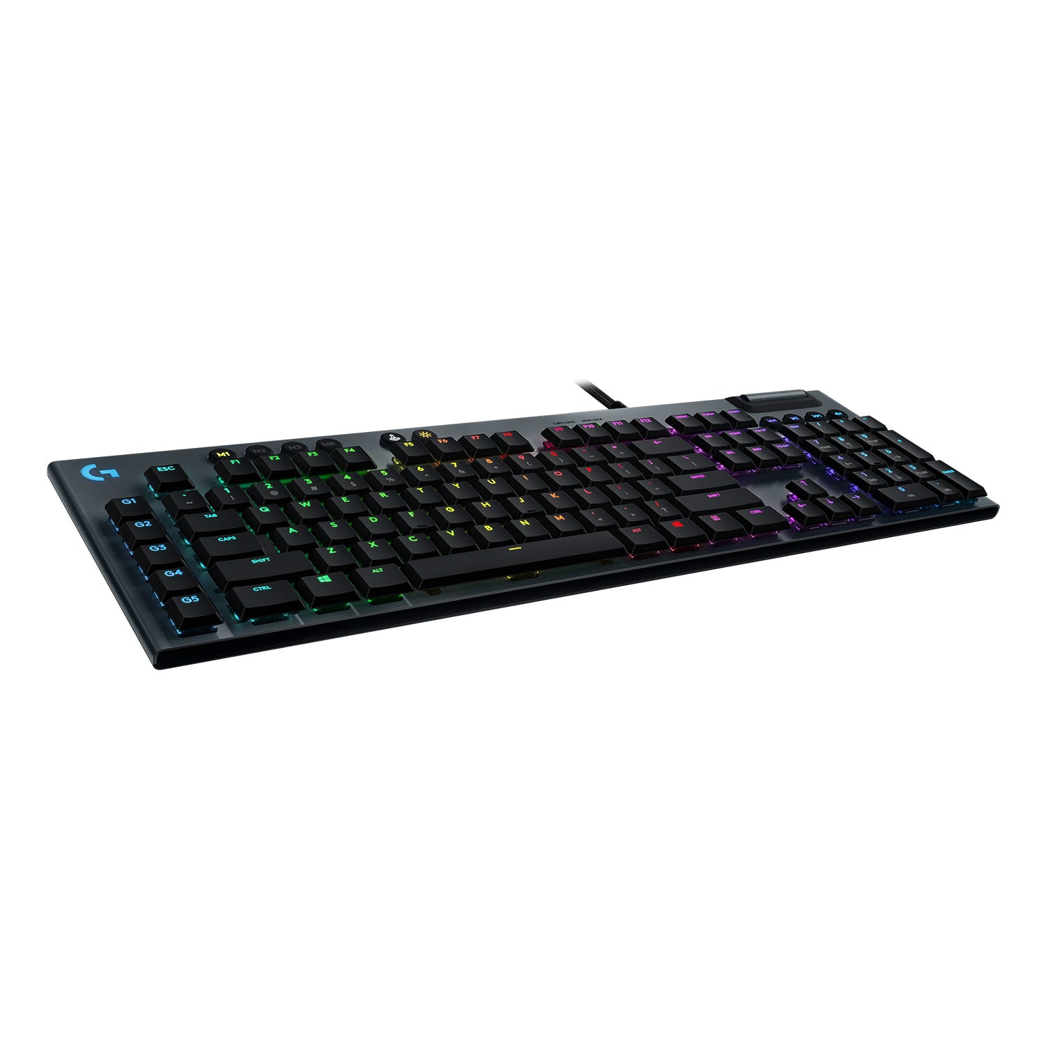 Se Logitech - G815 LIGHTSYNC RGB Mechanical Gaming Keyboard - GL Tactile - CARBON - PAN - NORDIC hos Geek´d