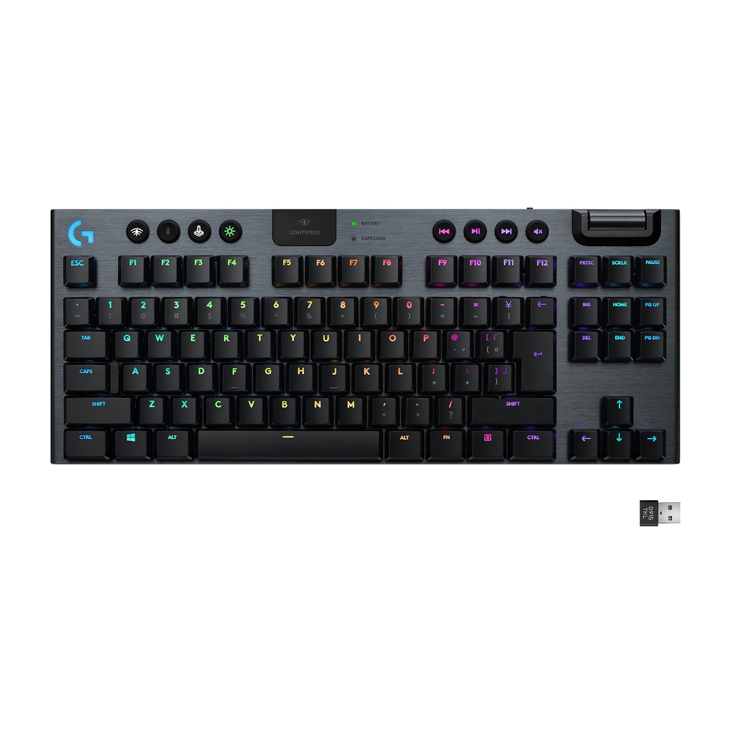 Se Logitech - G915 TKL Clicky Gaming Keyboard - Nordic Layout hos Geek´d