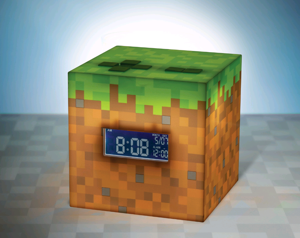 Billede af Minecraft ur med alarm