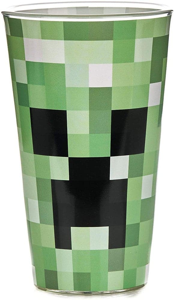 Se Minecraft Creeper Glas - 450ml hos Geek´d