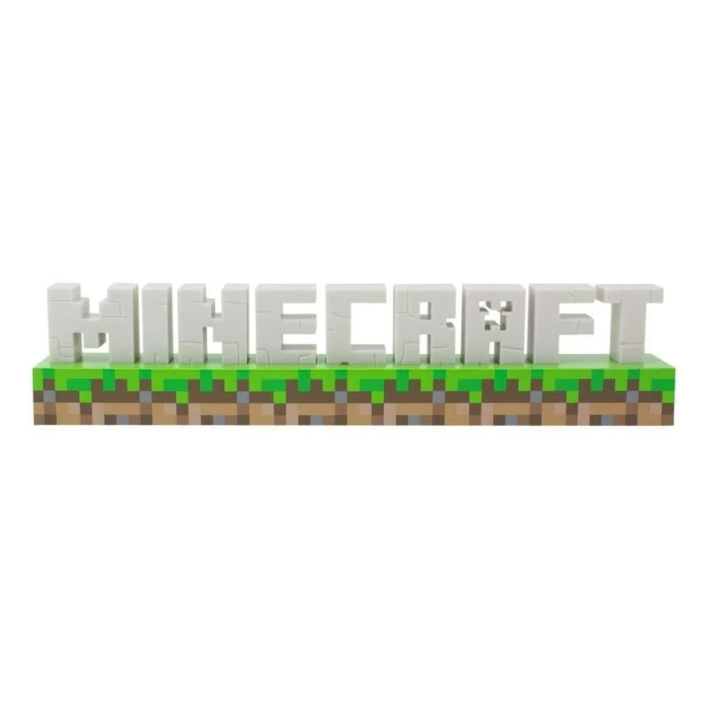 Se Minecraft Logo Light hos Geek´d