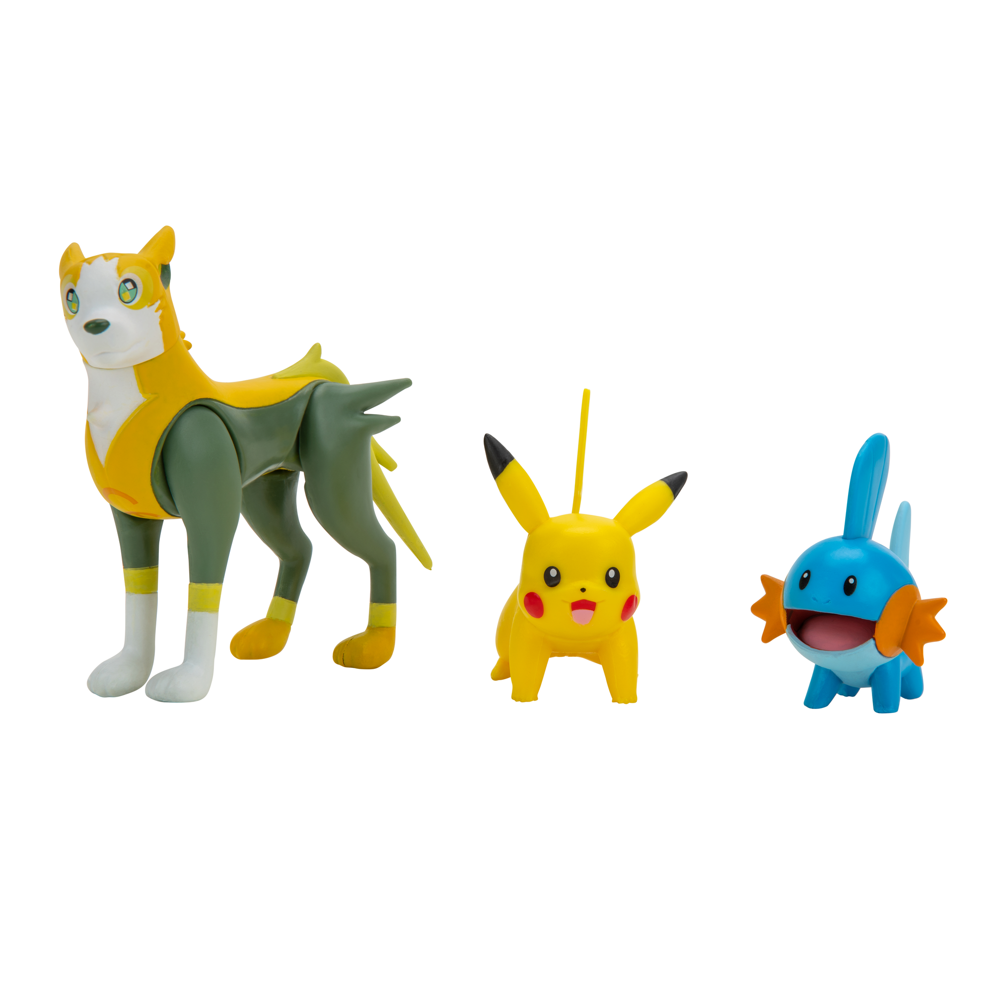 Billede af Pokémon - Battle Figure 3-pack - Pikachu,Mudkip,Boltund - (95155-12)