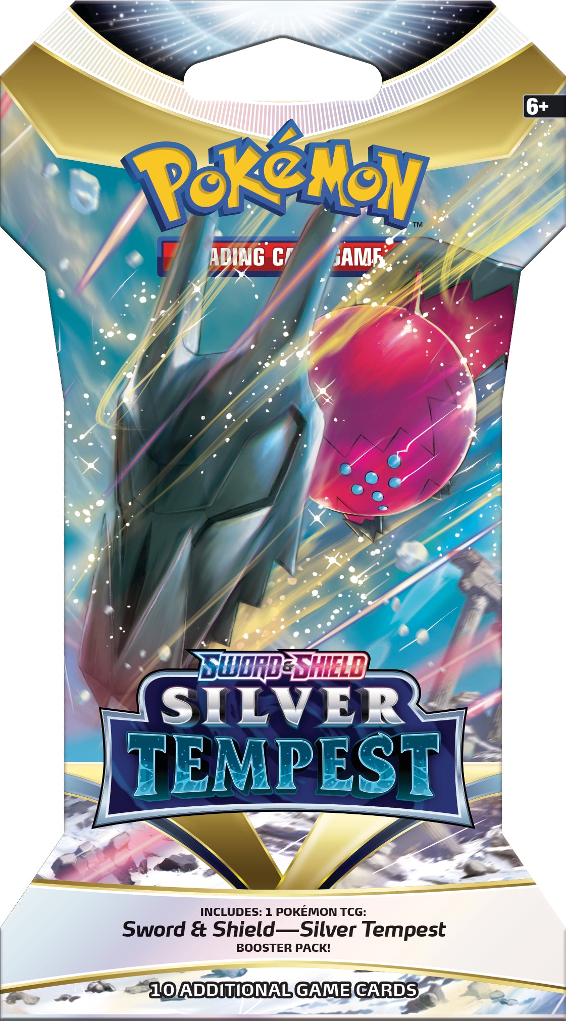 Se Pokemon - Sword and Shield Silver Tempest Booster Pack (POK85092) hos Geek´d