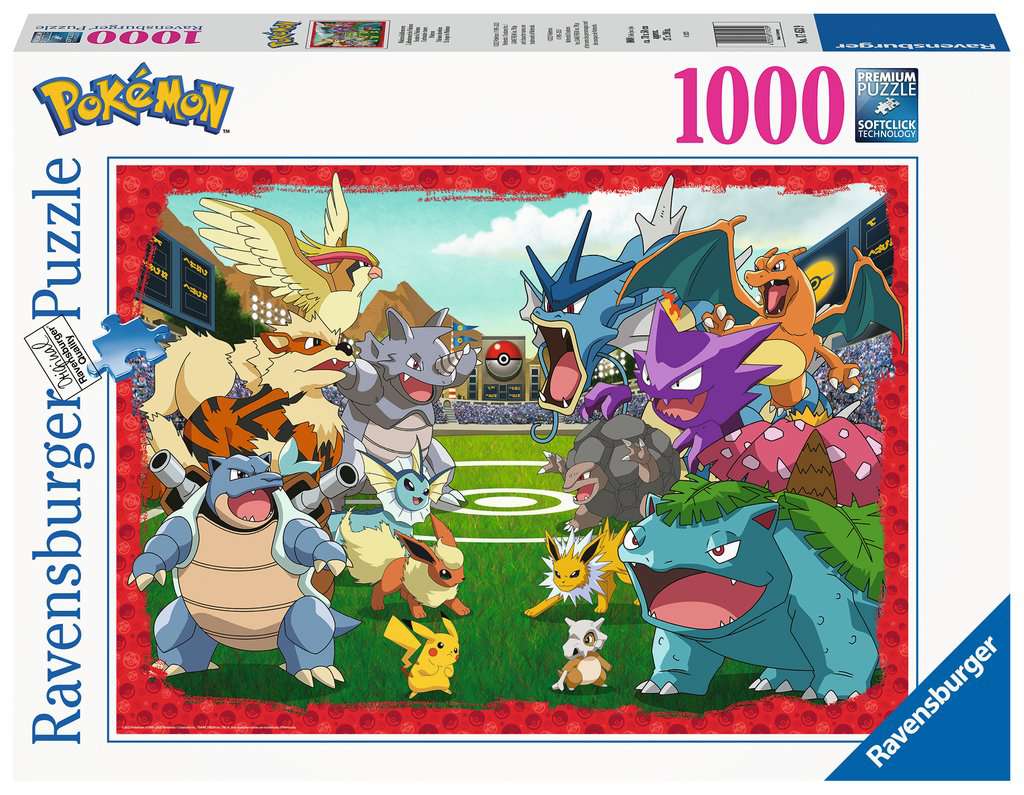 Se Pokémon Puslespil - 1000 Brikker - Ravensburger hos Geek´d