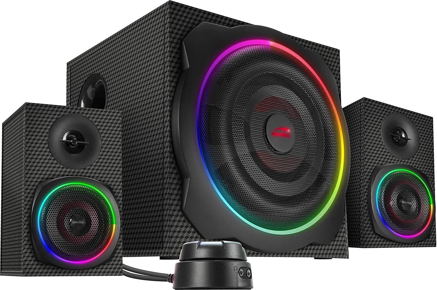 Billede af Speedlink - GRAVITY CARBON RGB 2.1 Gaming højtaler system