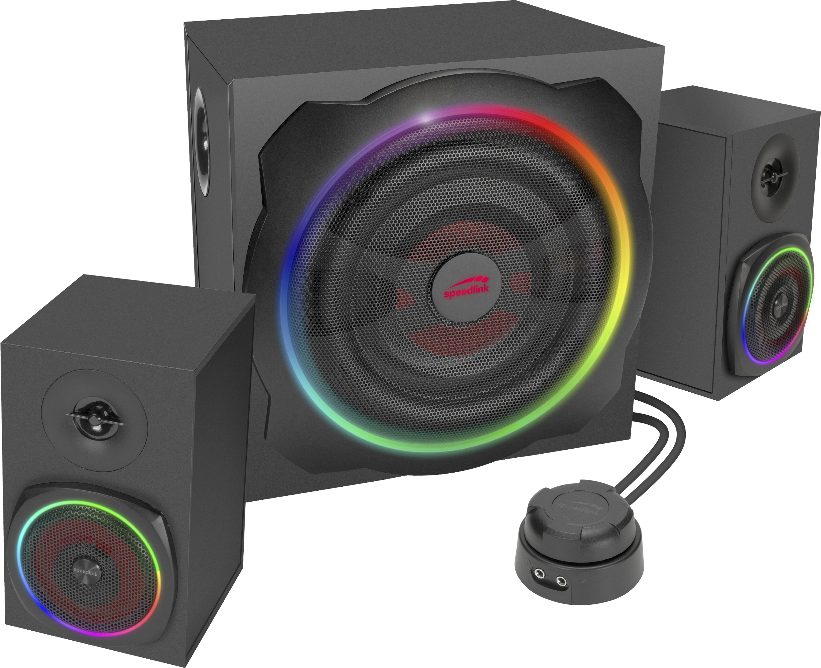 Se Speedlink - Gravity RGB 2.1 Speaker System hos Geek´d