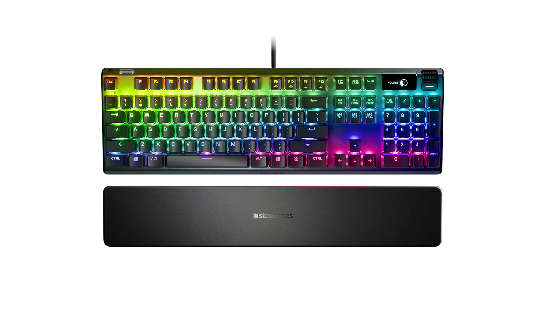 9: SteelSeries - Apex Pro Gaming Keyboard - OmniPoint switches - Nordic Layout