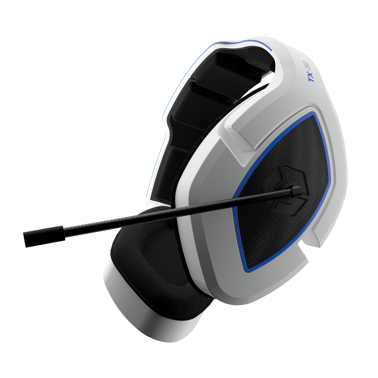 Se TX-50 RF Stereo Gaming Headset (White/Blue) (Uni) hos Geek´d