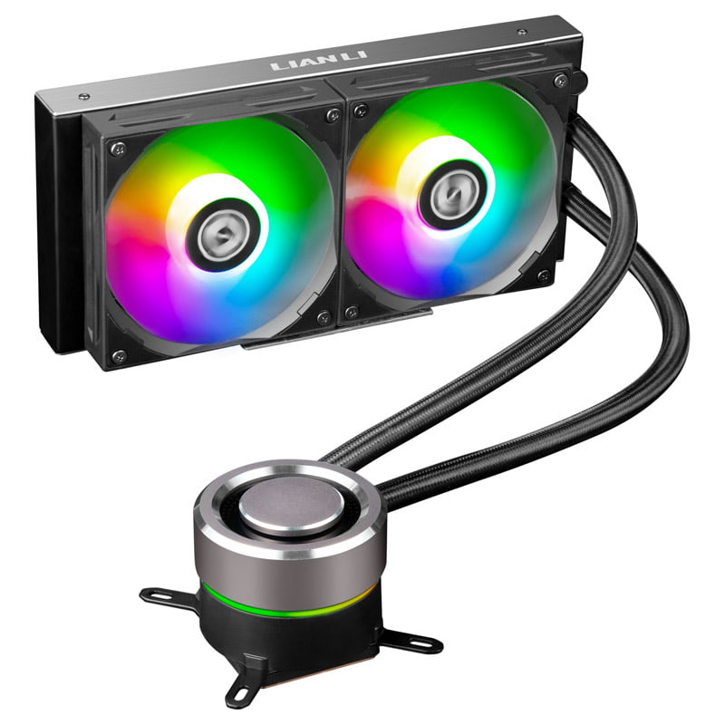 Se Lian Li GALAHAD AIO 240 RGB Sort hos Geek´d