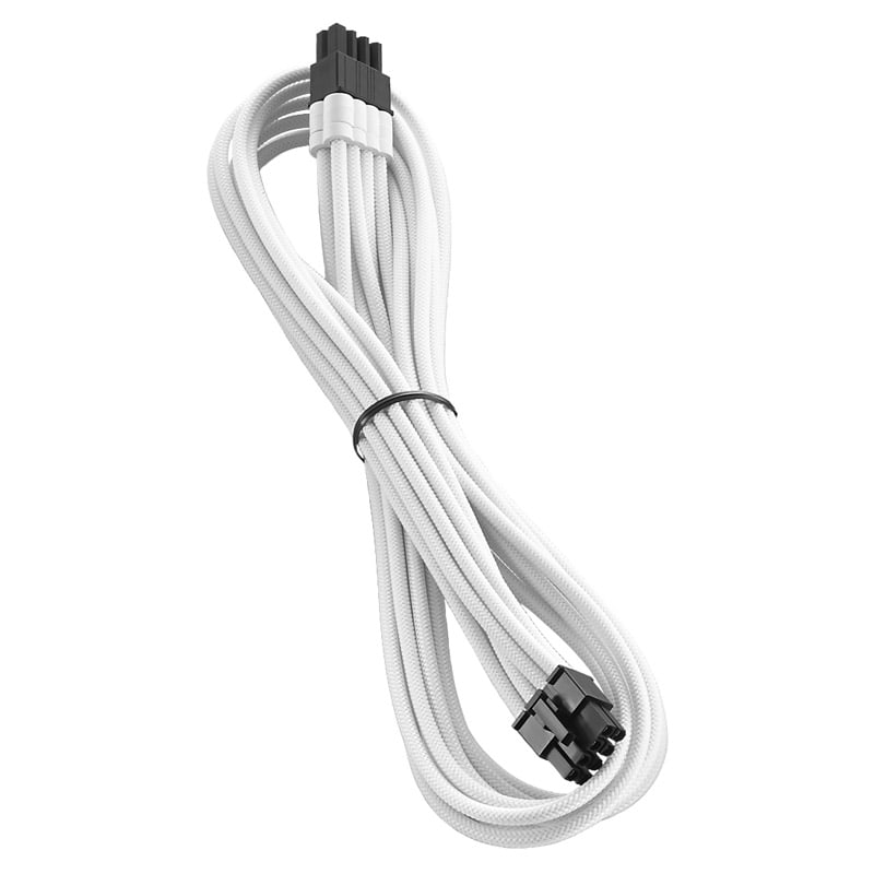 Se CableMod RT-Series PRO ModMesh 8-Pin PCIe Kabel for ASUS/Seasonic (600mm) - white hos Geek´d