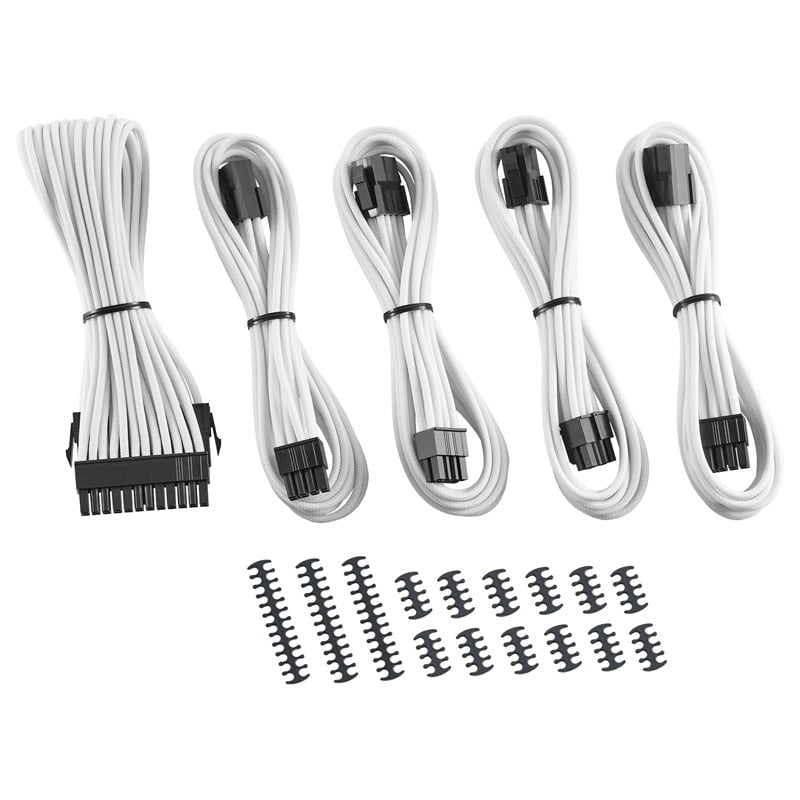 Billede af CableMod Classic ModMesh Cable Extension Kit - 8+8 Series - white