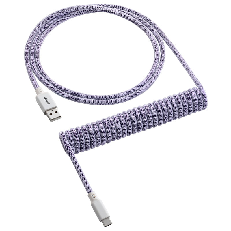 Billede af CableMod Classic Coiled Keyboard Cable USB-C to USB Type A, Rum Raisin