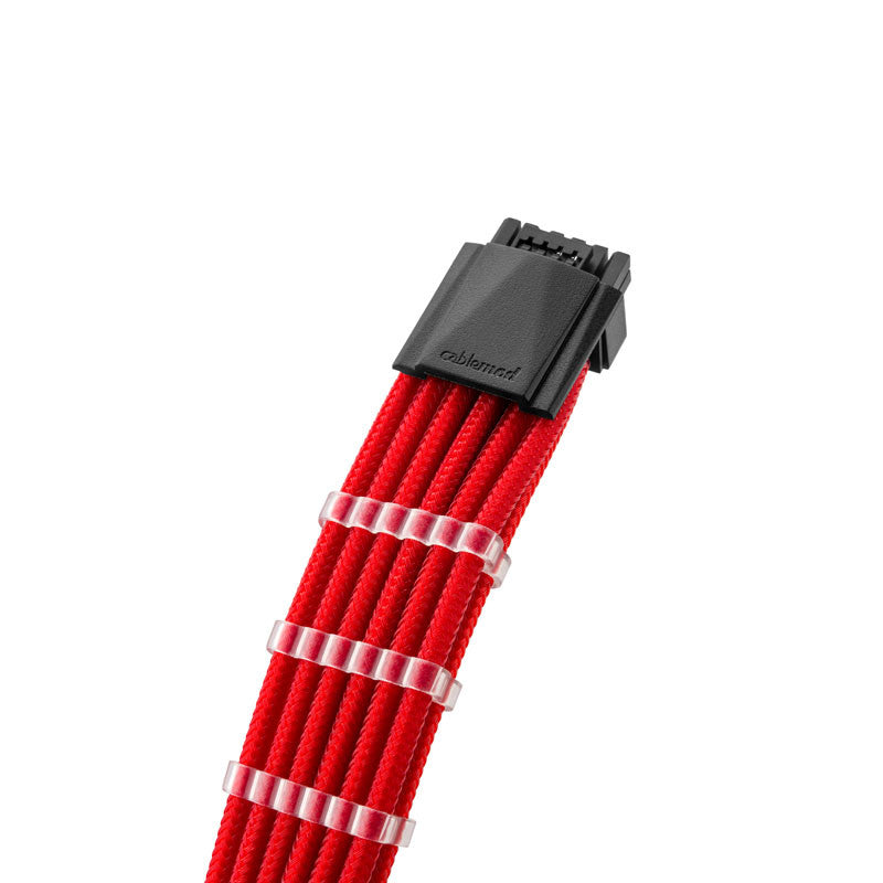 Billede af CableMod Pro ModMesh 12VHPWR to 3x PCI-e Cable - 45cm, red